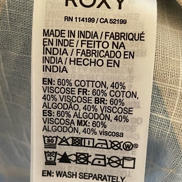 ROXY Lady Winter Again Printed Midi Dress Size Medium - Picture 8 of 8